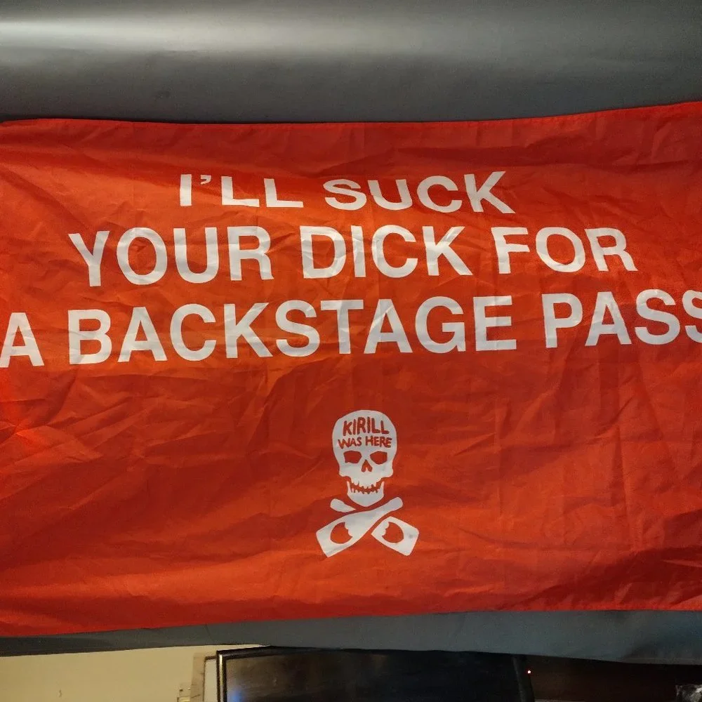 Funny Slogan Spencers - Nylon flag